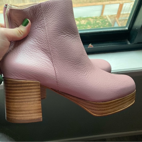 Intentionally Blank Leather Speed Platform Boots size 38 - Picture 5 of 7